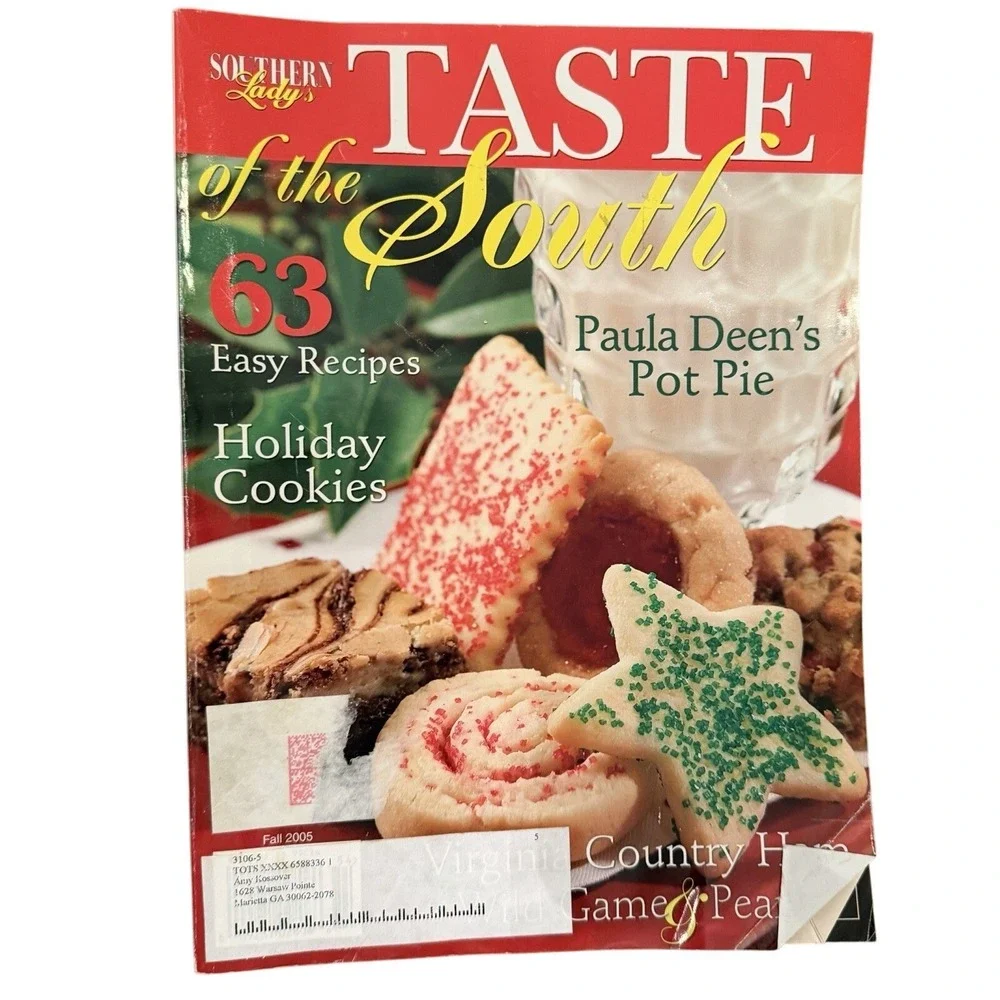 Taste of the South Magazine Lot of 5 2005 2006 2007‎ Southern Cooking Recipes